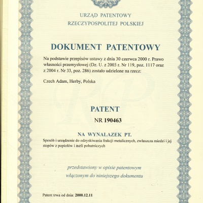 Hermex patent